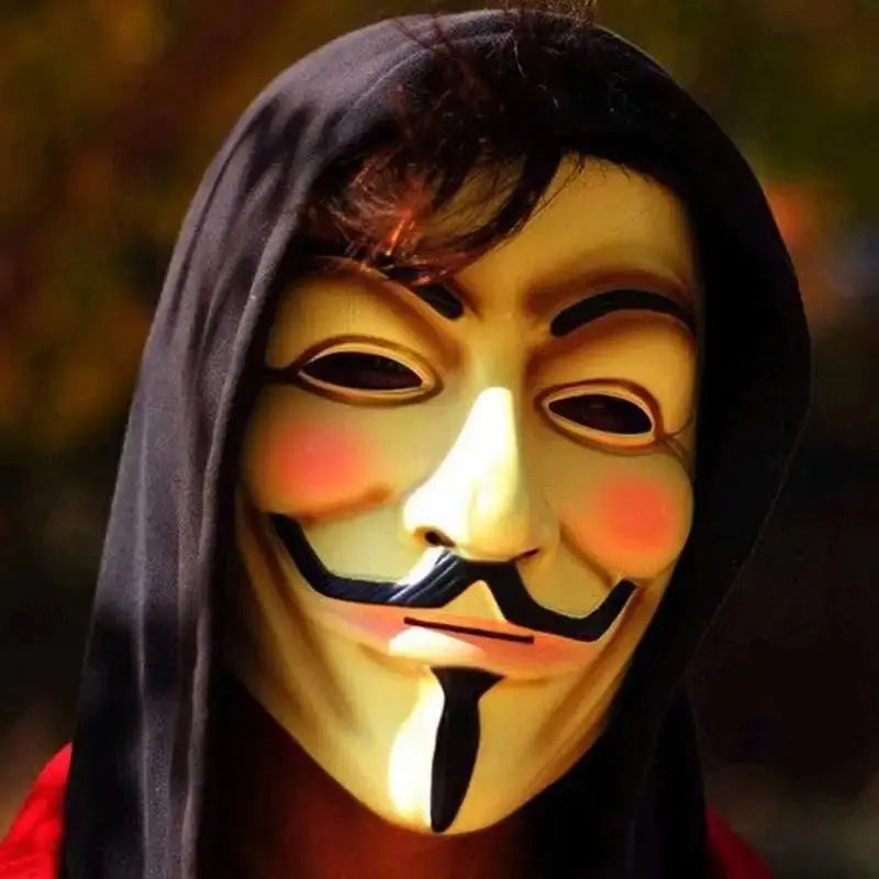 1Pc Halloween Masks V for Vendetta Mask Anonymous Guy Fawkes Halloween Party Gift for Adult Kids Film Theme Mask Cosplay Costume Life and Lines