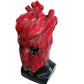 Anime Dorohedoro Shin Heart Red Mask Cosplay Costume Scary Bloody Latex Helmet Fancy Adult Unisex Halloween Prop Life and Lines