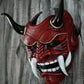 Japan Hannya Devil Ghost Tusk Mask Cosplay Masks Ghost Oni Samurai Noh Kabuki Halloween Fancy ball Latex Mask Life and Lines