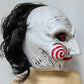 Horror Demon Jigsaw Saw Mask Cosplay Saw X Scary Killers Latex Helmet Halloween Party Costume Masks Adult One Size Life and Lines