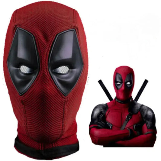 Cosplay Mask Nico Shuai Dragon Head Cover Knitted Cotton Mesh Helmet Anime Movie Deadpool Halloween Party Carnival Costume Props Life and Lines