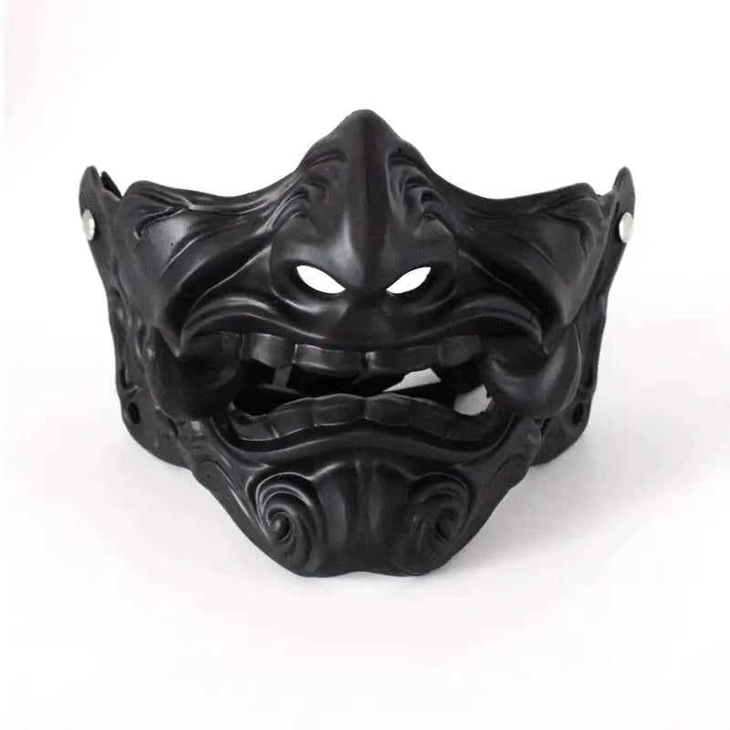 Japan Hannya Devil Ghost Tusk Mask Cosplay Masks Ghost Oni Samurai Noh Kabuki Halloween Fancy ball Latex Mask Life and Lines