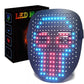 New Halloween LED Mask Gesture Light Mask Face-changing Induction Party Performance Atmosphere Props Life and Lines