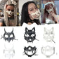 Halloween Carnival Party Mask Anime Dragon God Skeleton Half Face Masks Bone Skull Animals Mask Cosplay Dance Prom Costume Props Life and Lines