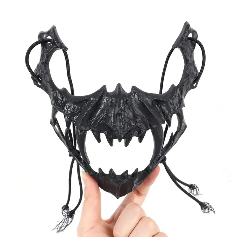 Halloween Carnival Party Mask Anime Dragon God Skeleton Half Face Masks Bone Skull Animals Mask Cosplay Dance Prom Costume Props Life and Lines