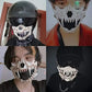 Halloween Carnival Party Mask Anime Dragon God Skeleton Half Face Masks Bone Skull Animals Mask Cosplay Dance Prom Costume Props Life and Lines