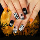 24pcs Halloween Spider Fake Nail Patch - Life and Lines