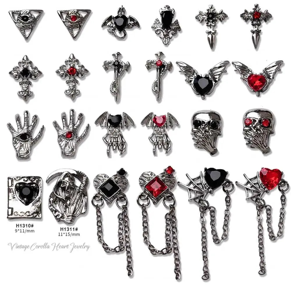 Punk Style Nail Charms - Life and Lines