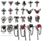 10Pcs Gothic Punk Style Nail - Life and Lines