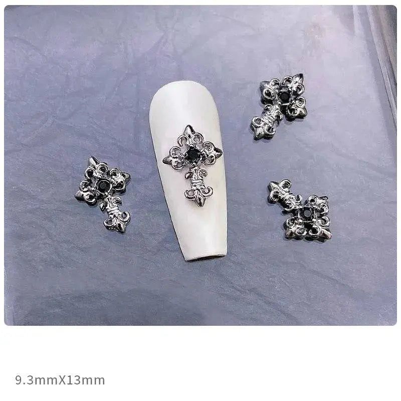 10Pcs Gothic Punk Style Nail - Life and Lines