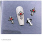 10Pcs Gothic Punk Style Nail - Life and Lines