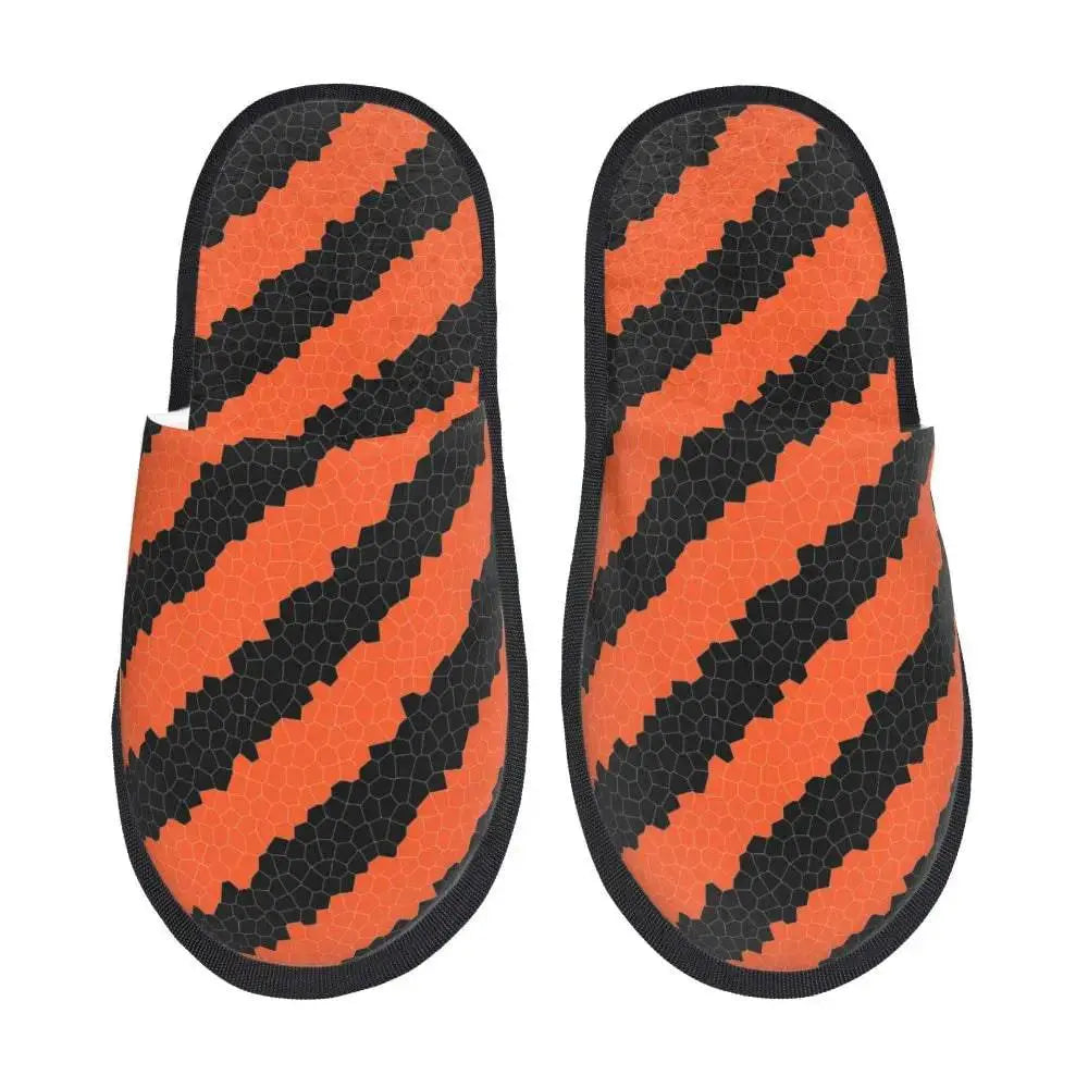 Custom Scary Halloween Pumpkin slippers - Life and Lines