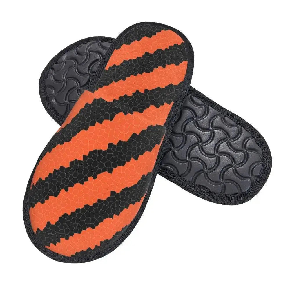 Custom Scary Halloween Pumpkin slippers - Life and Lines