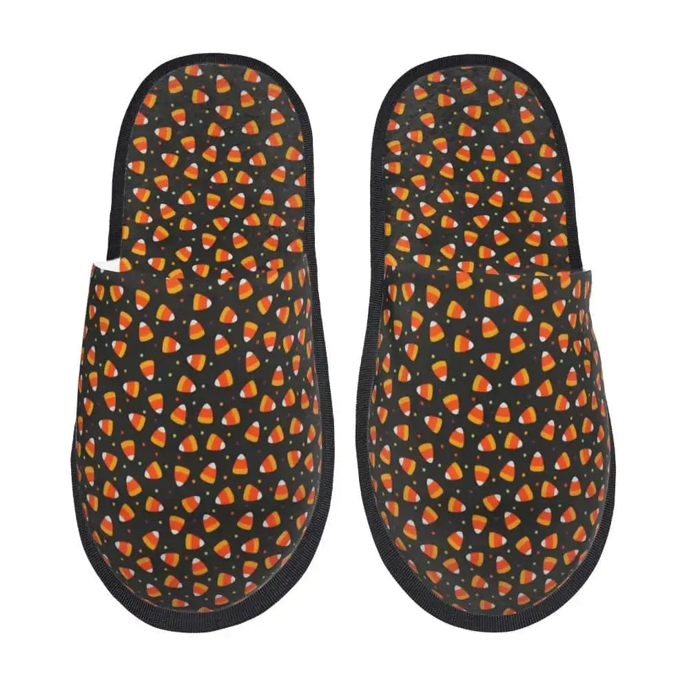 Custom Scary Halloween Pumpkin slippers - Life and Lines