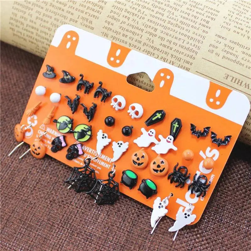 Spooky Punk Halloween Earrings - Life and Lines