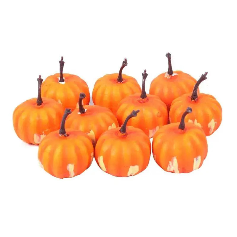 Halloween Mini Artificial Pumpkin Pine Cones Simulation Vegetable Fruit Thanksgiving Party Supplies Fall Harvest Home Decoration - Life and Lines