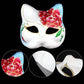 3PCS Therian White Cat halloween Masks - Life and Lines