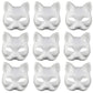 3PCS Therian White Cat halloween Masks - Life and Lines