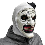 Horror Terrifier Clown Mask Cosplay Clown Funny Latex Soft Demon Evil Joker Halloween Party Costume Masks Adult One Size - Life and Lines