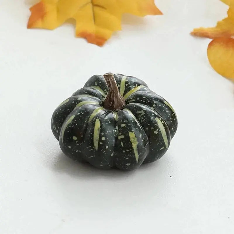 Mini Artificial Pumpkin Simulation Vegetable Halloween Autumn Fall Decorations for Home Harvest Thanksgiving DIY Craft Wreath - Life and Lines