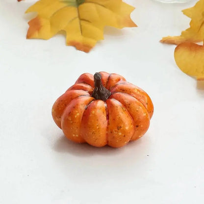 Mini Artificial Pumpkin Simulation Vegetable Halloween Autumn Fall Decorations for Home Harvest Thanksgiving DIY Craft Wreath - Life and Lines