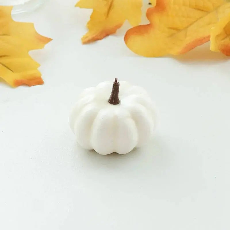 Mini Artificial Pumpkin Simulation Vegetable Halloween Autumn Fall Decorations for Home Harvest Thanksgiving DIY Craft Wreath - Life and Lines