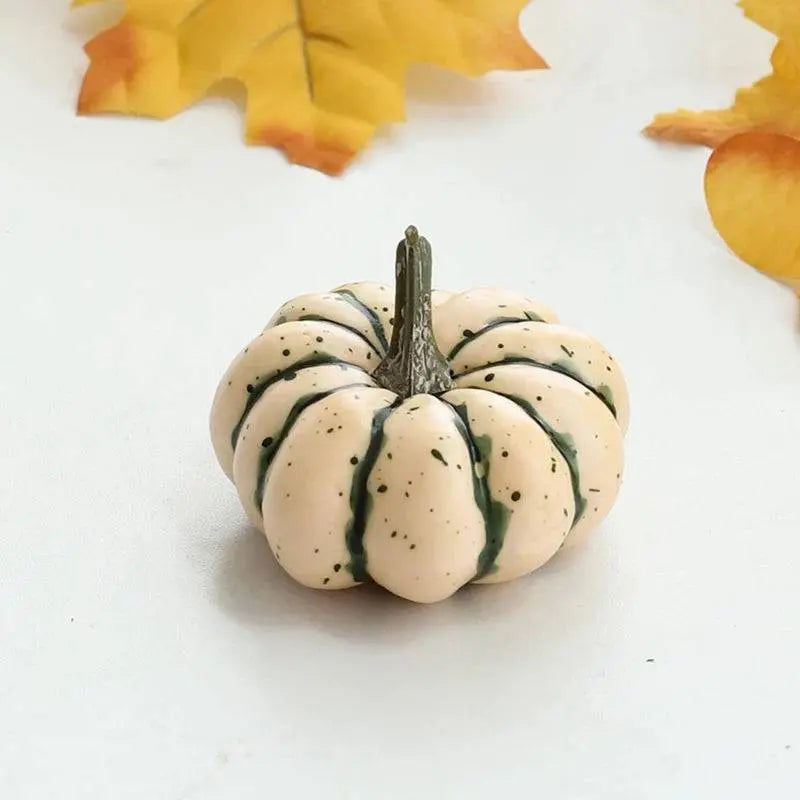 Mini Artificial Pumpkin Simulation Vegetable Halloween Autumn Fall Decorations for Home Harvest Thanksgiving DIY Craft Wreath - Life and Lines