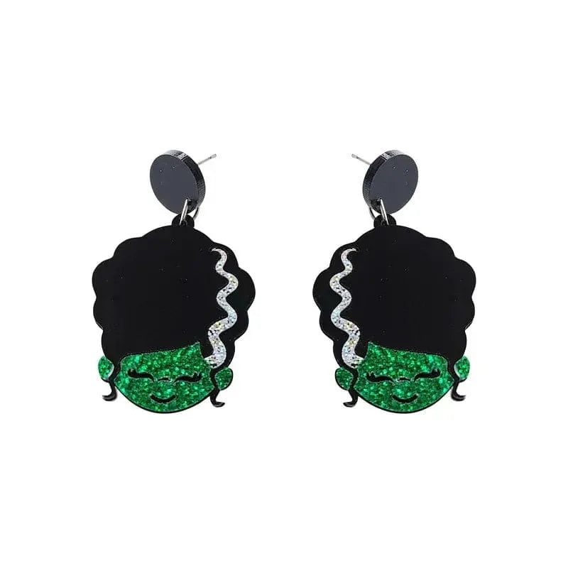 halloween  horror Earrings - Life and Lines