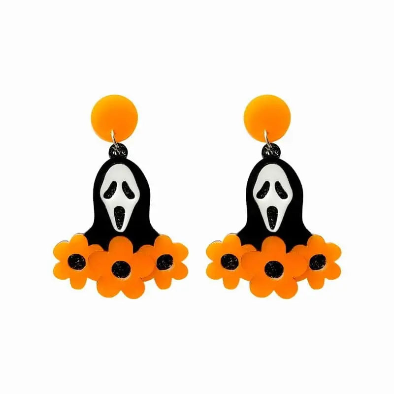 halloween  horror Earrings - Life and Lines