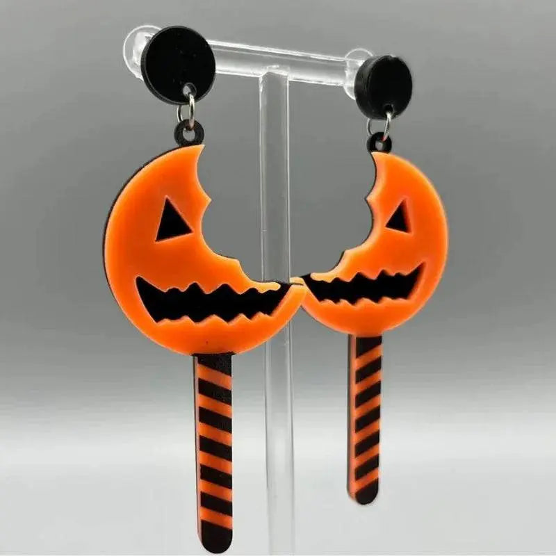 halloween  horror Earrings - Life and Lines