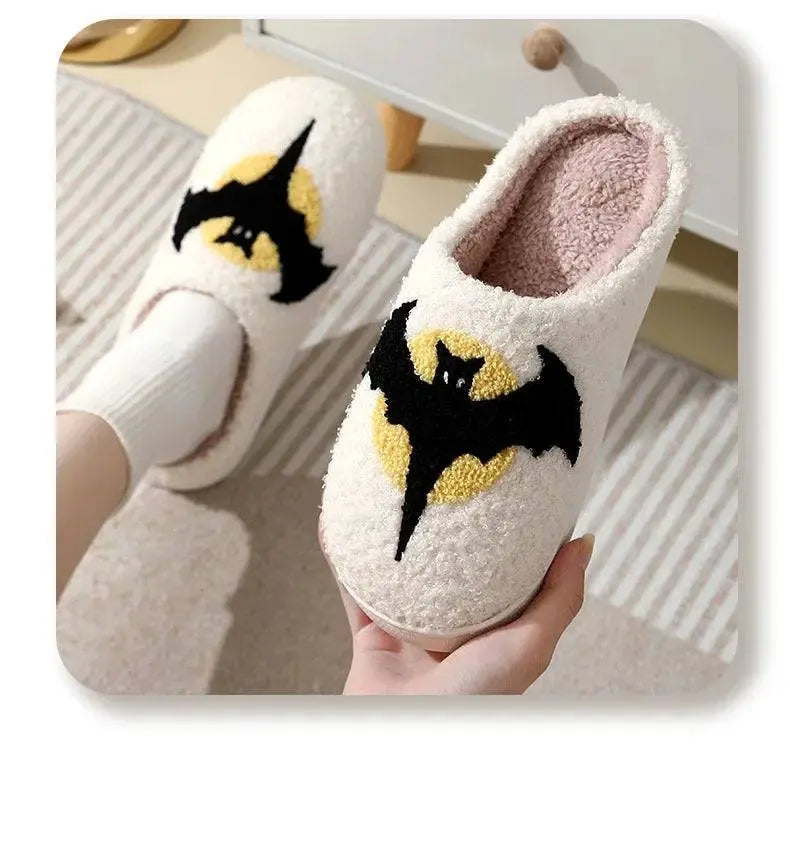 Halloween Bat Slippers - Life and Lines