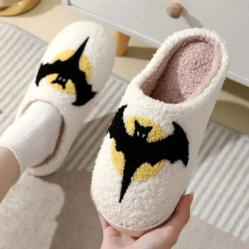 Halloween Bat Slippers - Life and Lines