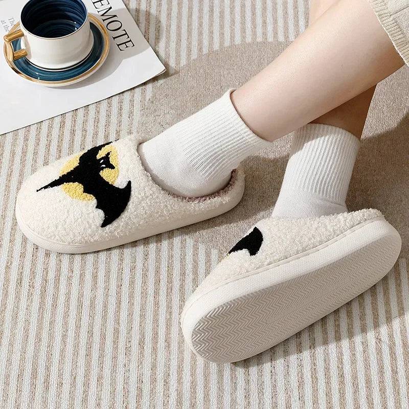 Halloween Bat Slippers - Life and Lines