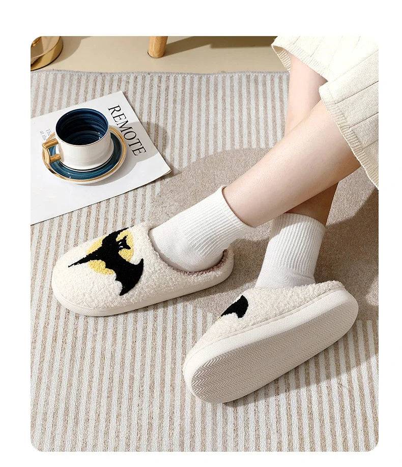 Halloween Bat Slippers - Life and Lines