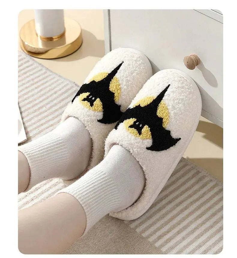 Halloween Bat Slippers - Life and Lines