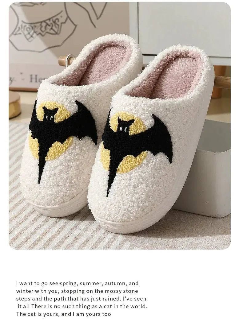 Halloween Bat Slippers - Life and Lines