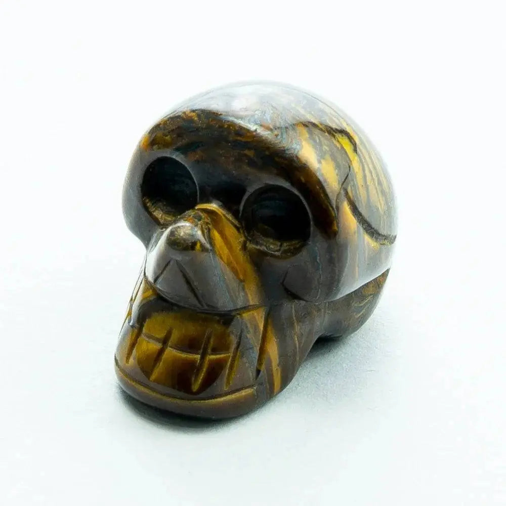 Natural Crystal 1-inch Skull Carving Halloween Gift Precious Jewelry Creative Crafts Home Decoration Desktop Ornament - Life and Lines