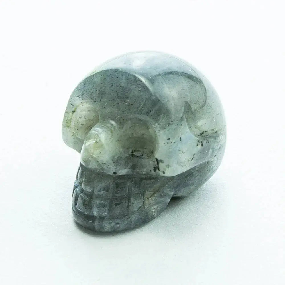 Natural Crystal 1-inch Skull Carving Halloween Gift Precious Jewelry Creative Crafts Home Decoration Desktop Ornament - Life and Lines