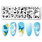 Love Heart Nail Art Templates Stamping Plate Design Flower Animal Lace Leaves Halloween Stamp Templates Plates Image Manicure - Life and Lines