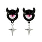 Kiss Jewelry Halloween Little Monster Wing Bat Eye Stud Earrings Women Cute Animal Eye Punk Earring Girls Y2K Brincos Party Gift - Life and Lines