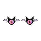 Kiss Jewelry Halloween Little Monster Wing Bat Eye Stud Earrings Women Cute Animal Eye Punk Earring Girls Y2K Brincos Party Gift - Life and Lines