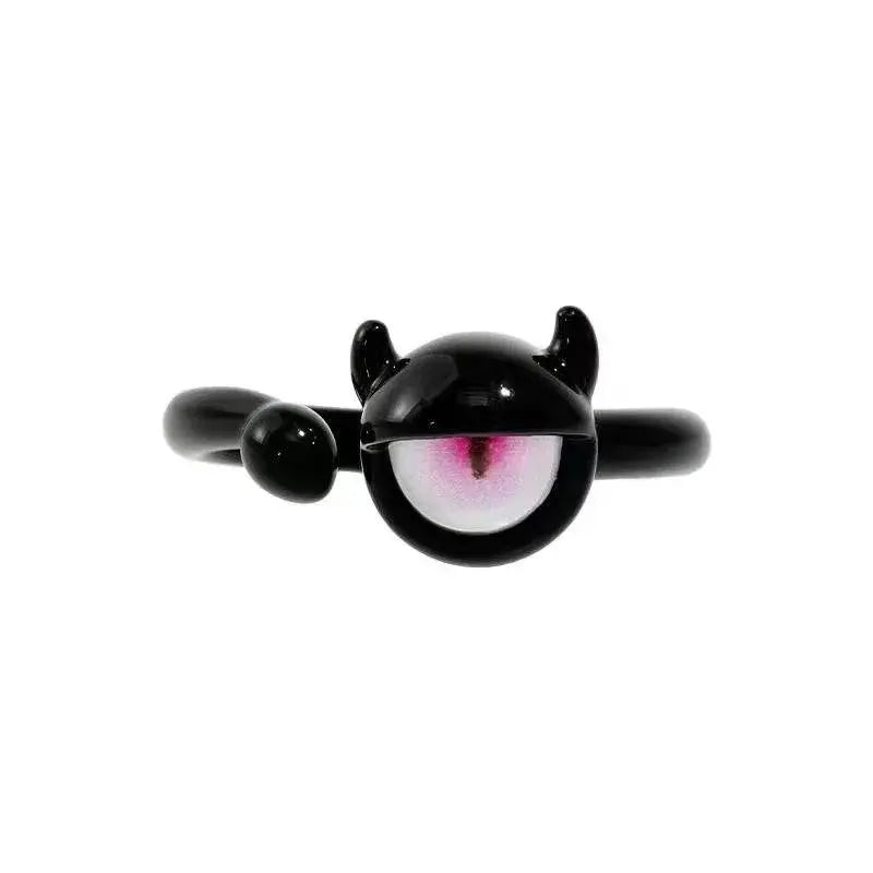 Kiss Jewelry Halloween Little Monster Wing Bat Eye Stud Earrings Women Cute Animal Eye Punk Earring Girls Y2K Brincos Party Gift - Life and Lines