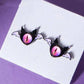 Kiss Jewelry Halloween Little Monster Wing Bat Eye Stud Earrings Women Cute Animal Eye Punk Earring Girls Y2K Brincos Party Gift - Life and Lines