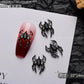 10PCS Gothic Punk Style Alloy 3D halloween Nails - Life and Lines