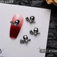 10PCS Gothic Punk Style Alloy 3D halloween Nails - Life and Lines