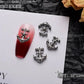 10PCS Gothic Punk Style Alloy 3D halloween Nails - Life and Lines