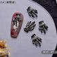 10PCS Gothic Punk Style Alloy 3D halloween Nails - Life and Lines