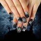 24Pcs Halloween Fake Nails Art Set - Life and Lines