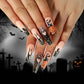 24Pcs Halloween Fake Nails Art Set - Life and Lines