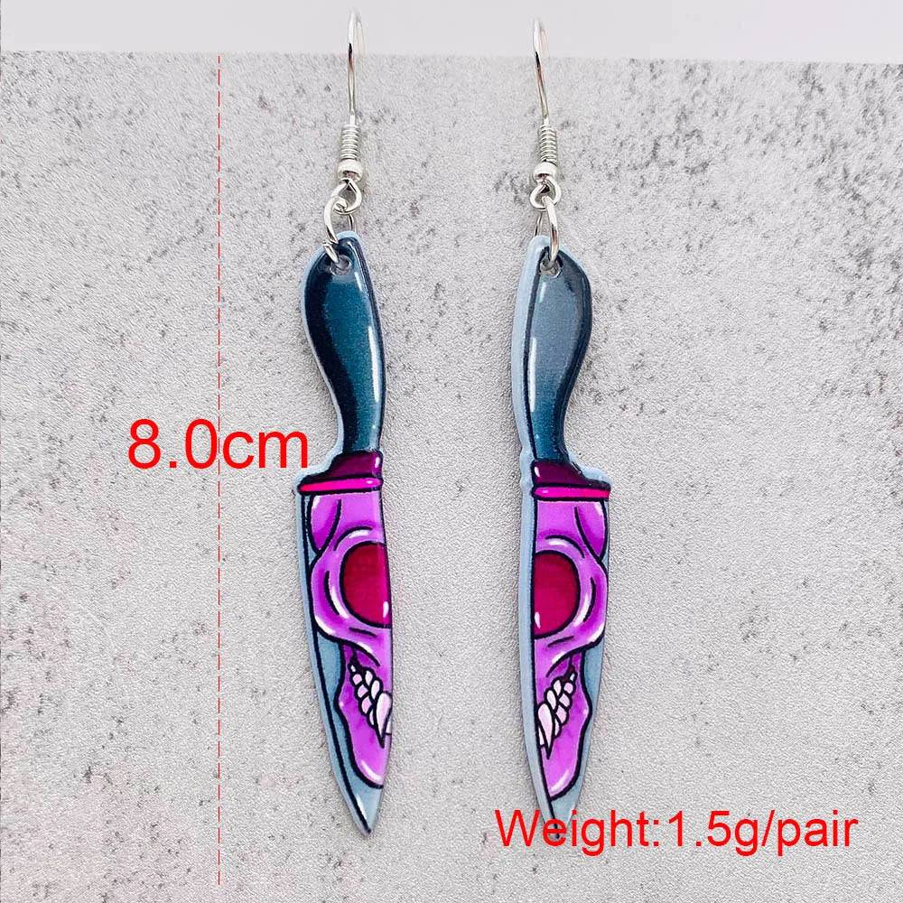 Bloody Knife  Earrings - Life and Lines